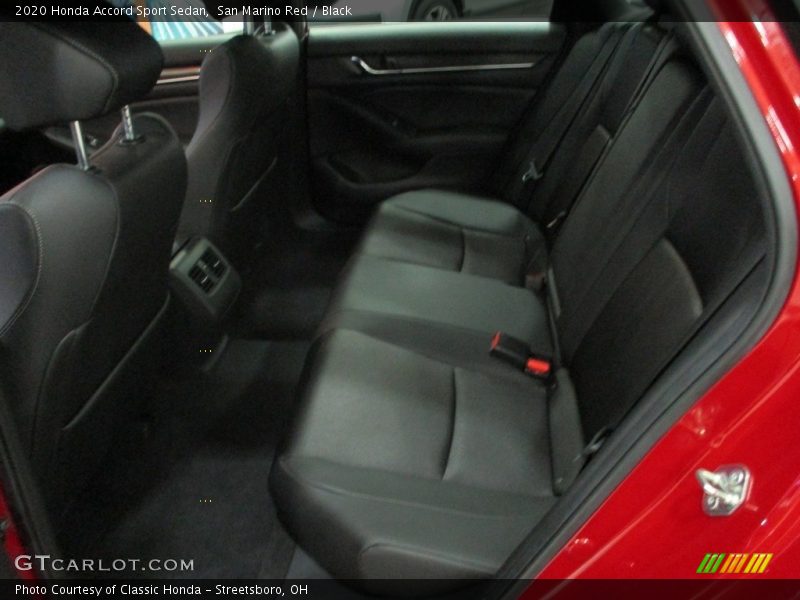 San Marino Red / Black 2020 Honda Accord Sport Sedan