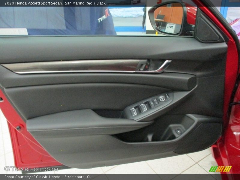 San Marino Red / Black 2020 Honda Accord Sport Sedan