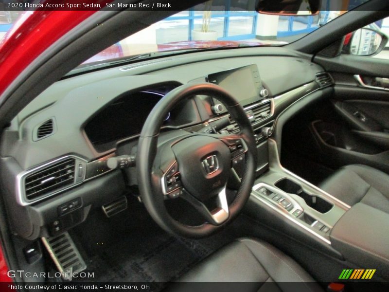 San Marino Red / Black 2020 Honda Accord Sport Sedan