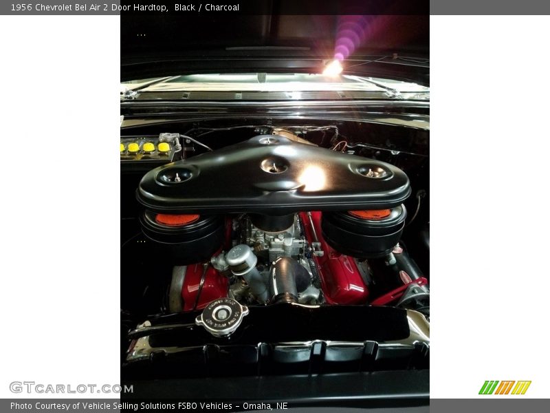Black / Charcoal 1956 Chevrolet Bel Air 2 Door Hardtop