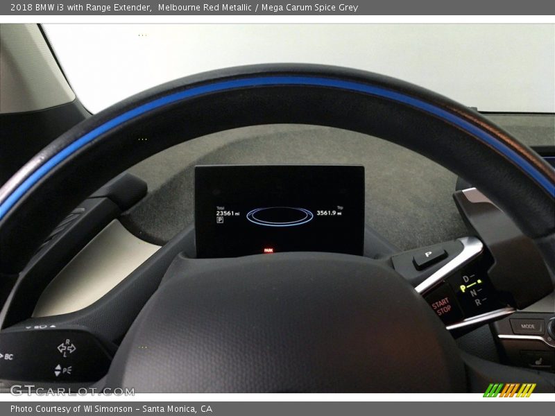 Melbourne Red Metallic / Mega Carum Spice Grey 2018 BMW i3 with Range Extender