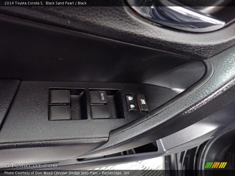 Black Sand Pearl / Black 2014 Toyota Corolla S