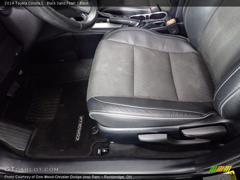 Black Sand Pearl / Black 2014 Toyota Corolla S
