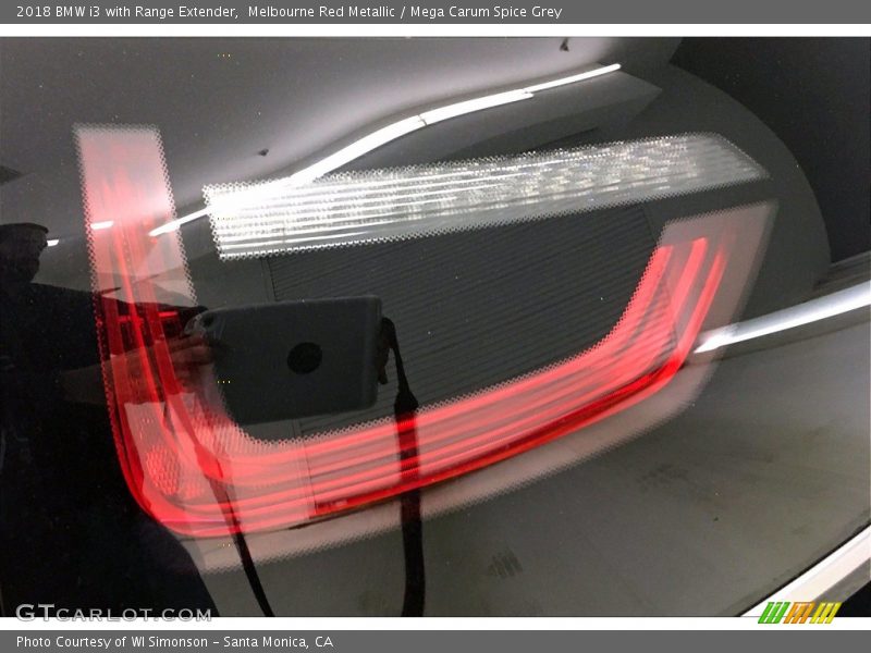 Melbourne Red Metallic / Mega Carum Spice Grey 2018 BMW i3 with Range Extender