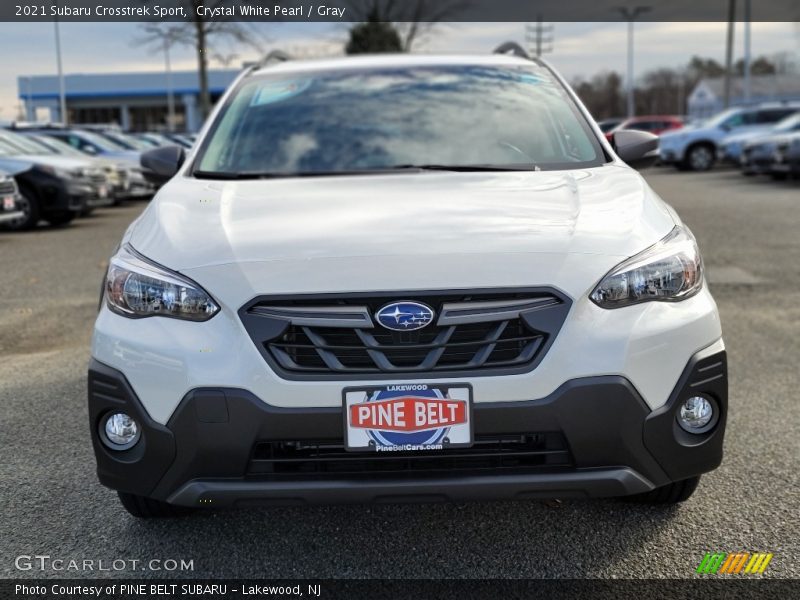 Crystal White Pearl / Gray 2021 Subaru Crosstrek Sport