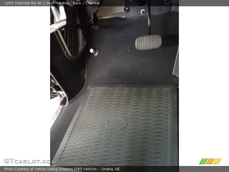 Black / Charcoal 1956 Chevrolet Bel Air 2 Door Hardtop