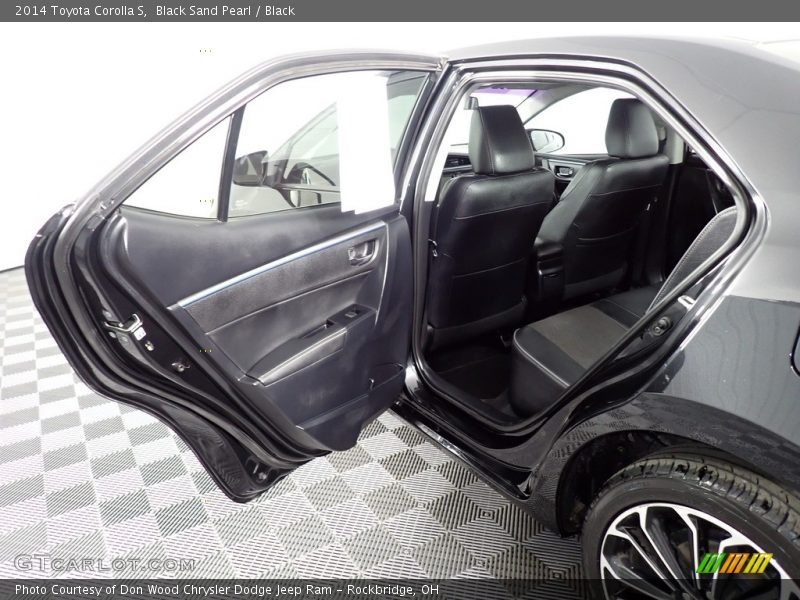 Black Sand Pearl / Black 2014 Toyota Corolla S