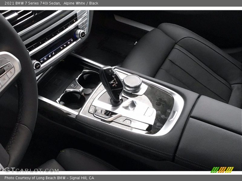 Alpine White / Black 2021 BMW 7 Series 740i Sedan