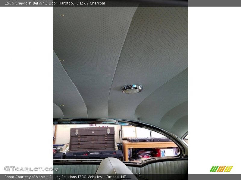 Black / Charcoal 1956 Chevrolet Bel Air 2 Door Hardtop