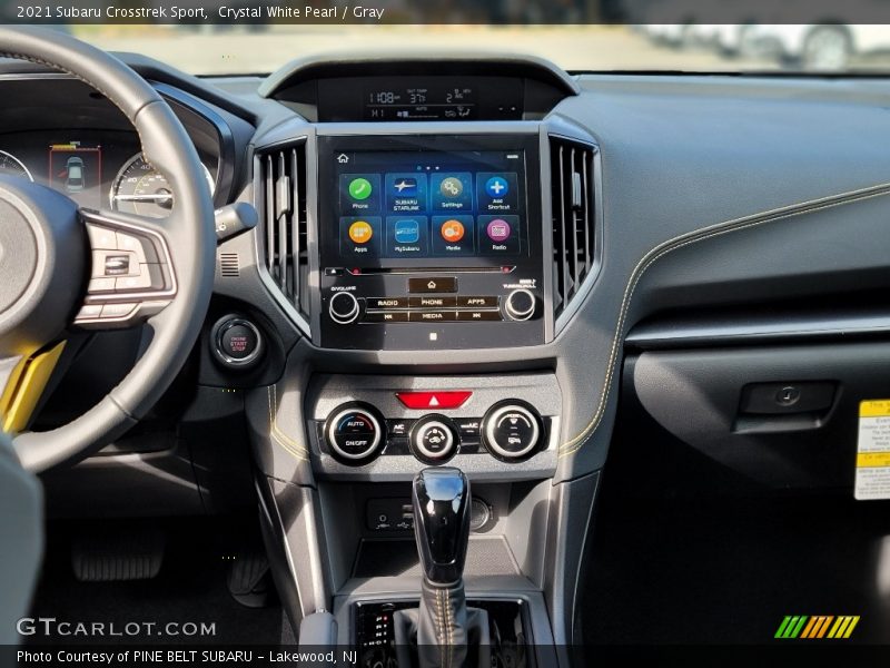 Crystal White Pearl / Gray 2021 Subaru Crosstrek Sport