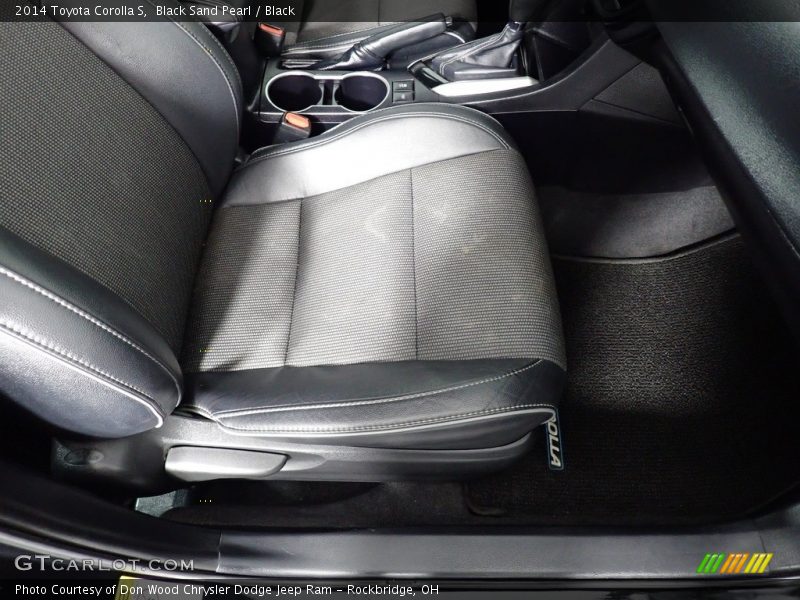 Black Sand Pearl / Black 2014 Toyota Corolla S