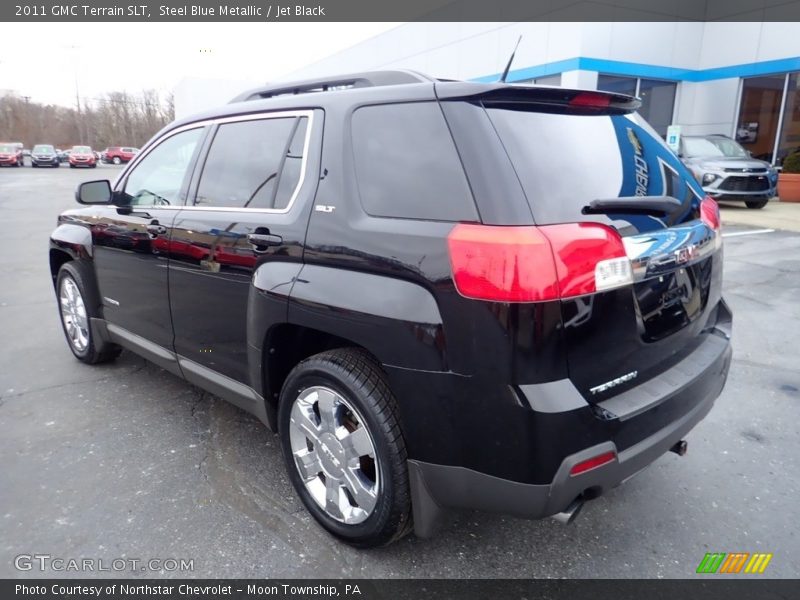 Steel Blue Metallic / Jet Black 2011 GMC Terrain SLT