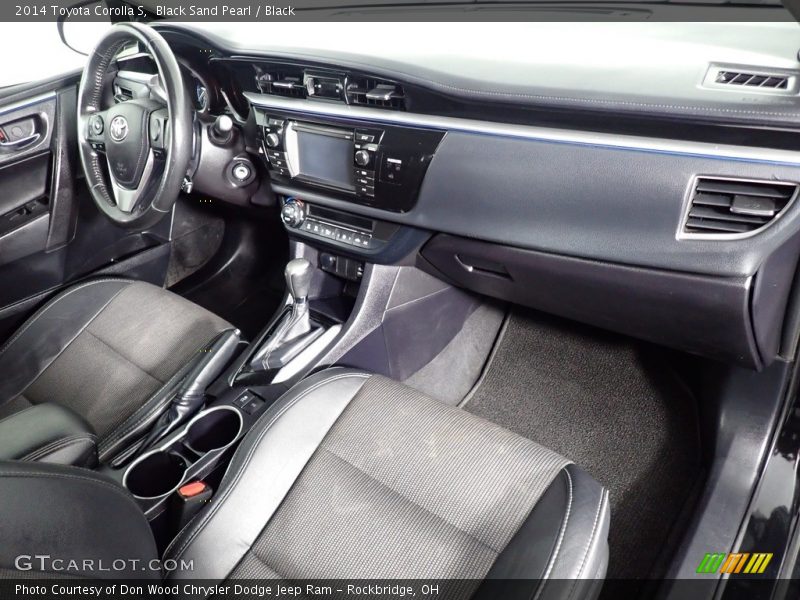 Black Sand Pearl / Black 2014 Toyota Corolla S