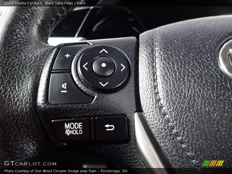Black Sand Pearl / Black 2014 Toyota Corolla S