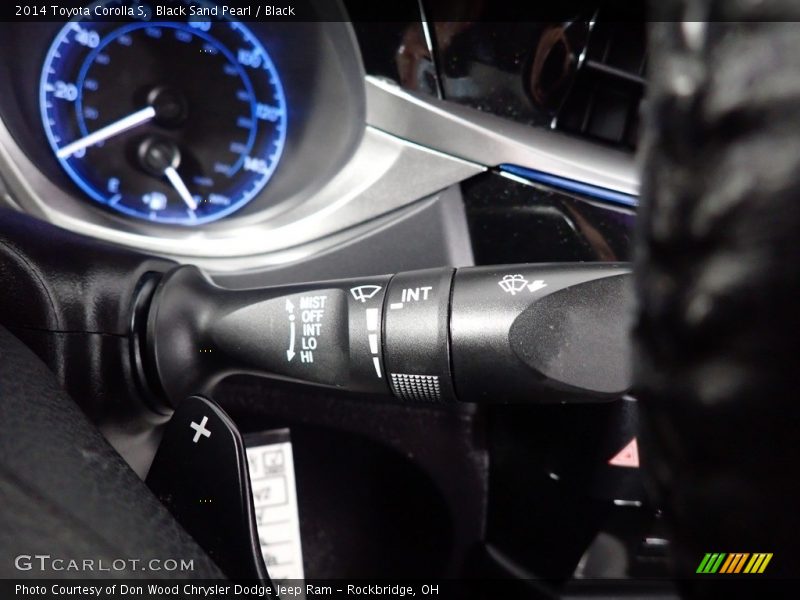Black Sand Pearl / Black 2014 Toyota Corolla S