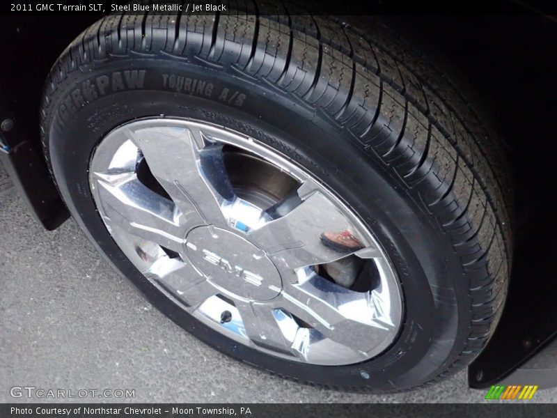 Steel Blue Metallic / Jet Black 2011 GMC Terrain SLT