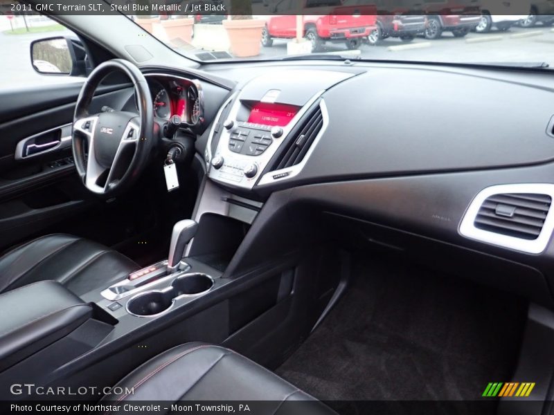 Steel Blue Metallic / Jet Black 2011 GMC Terrain SLT