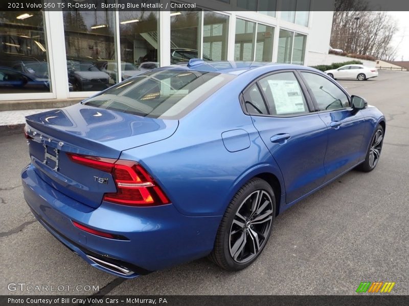 Bursting Blue Metallic / Charcoal 2021 Volvo S60 T5 R-Design