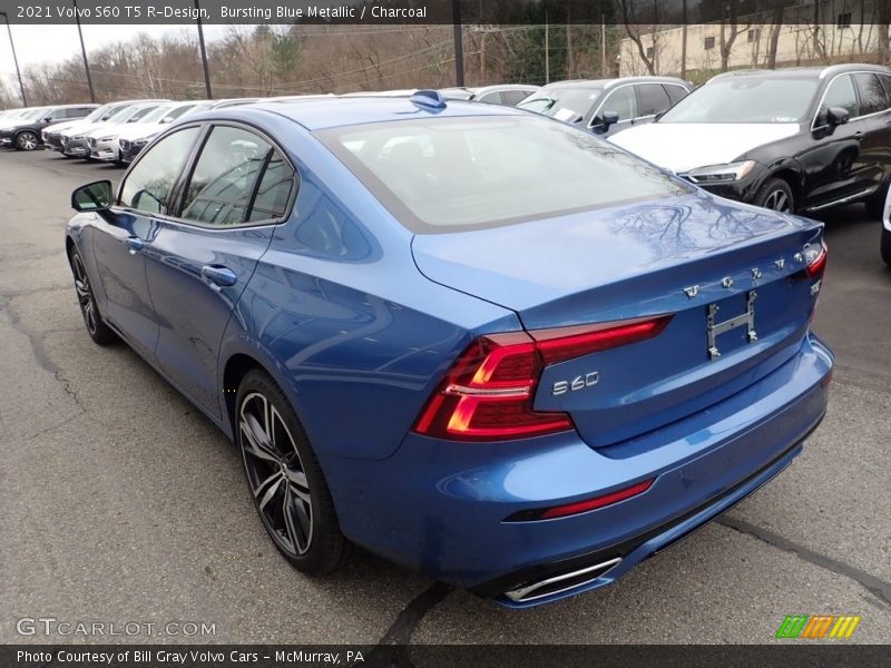 Bursting Blue Metallic / Charcoal 2021 Volvo S60 T5 R-Design