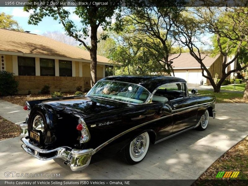 Black / Charcoal 1956 Chevrolet Bel Air 2 Door Hardtop