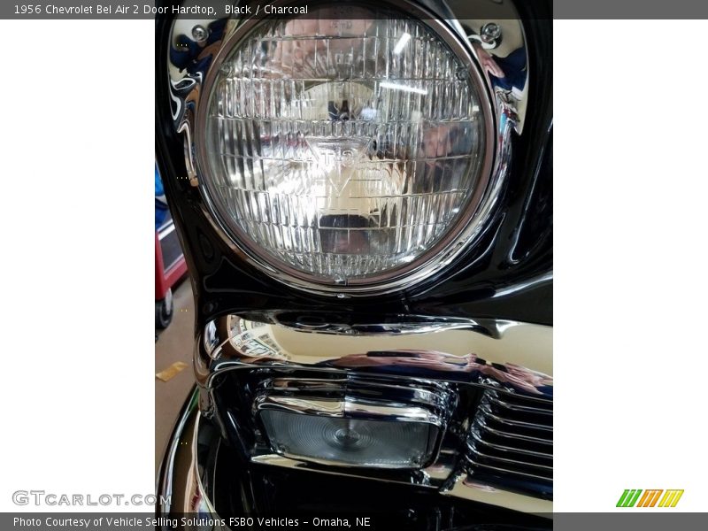 Black / Charcoal 1956 Chevrolet Bel Air 2 Door Hardtop