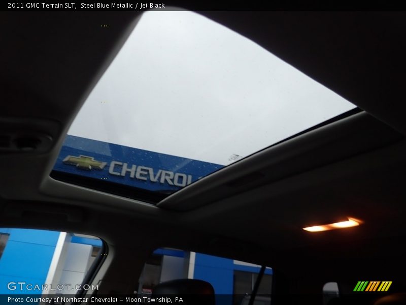 Steel Blue Metallic / Jet Black 2011 GMC Terrain SLT