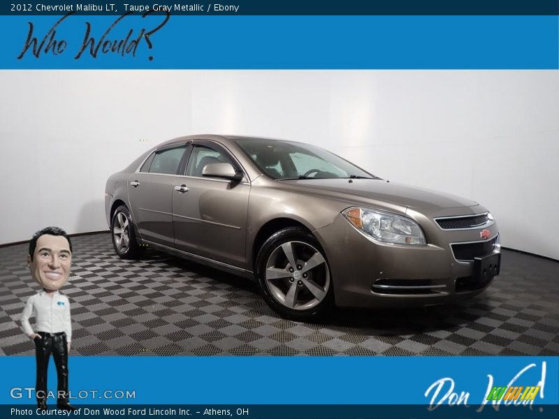 Taupe Gray Metallic / Ebony 2012 Chevrolet Malibu LT