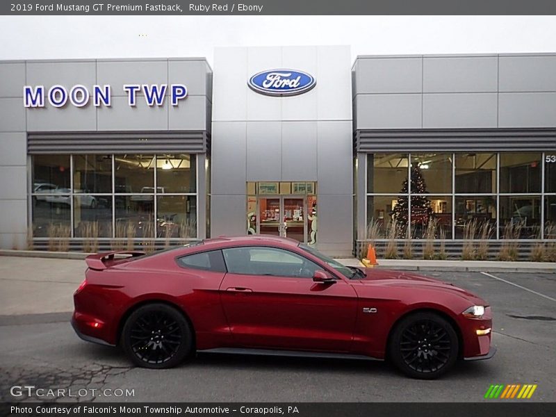 Ruby Red / Ebony 2019 Ford Mustang GT Premium Fastback