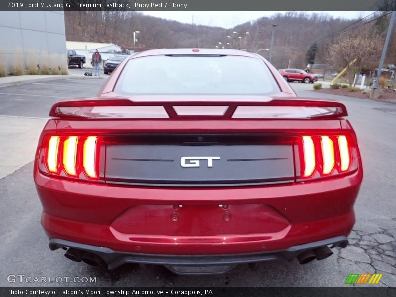 Ruby Red / Ebony 2019 Ford Mustang GT Premium Fastback