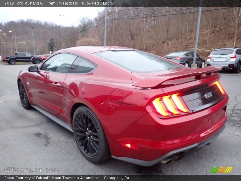 Ruby Red / Ebony 2019 Ford Mustang GT Premium Fastback