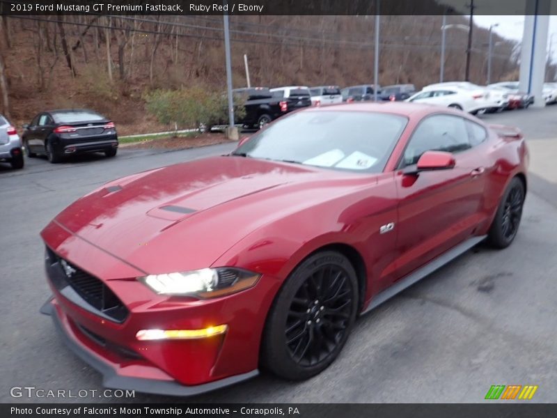 Ruby Red / Ebony 2019 Ford Mustang GT Premium Fastback