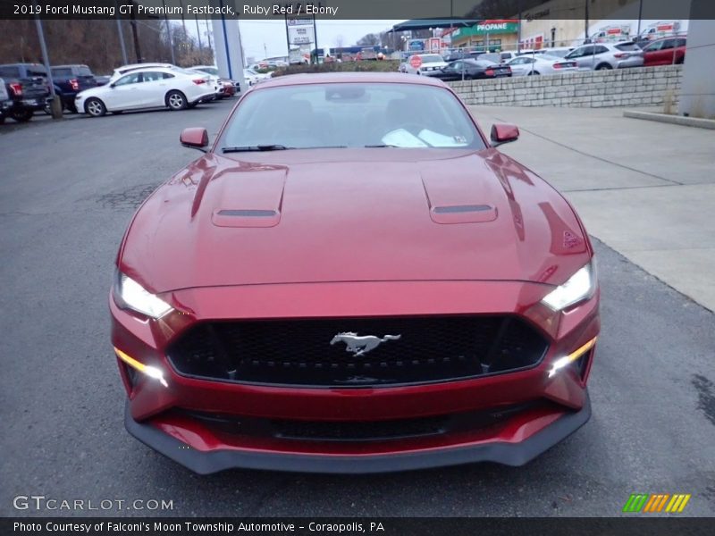 Ruby Red / Ebony 2019 Ford Mustang GT Premium Fastback