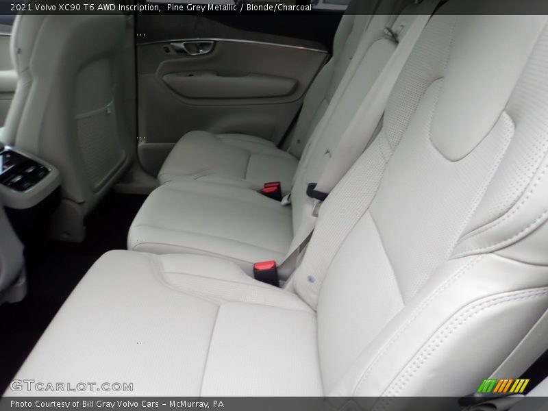 Pine Grey Metallic / Blonde/Charcoal 2021 Volvo XC90 T6 AWD Inscription