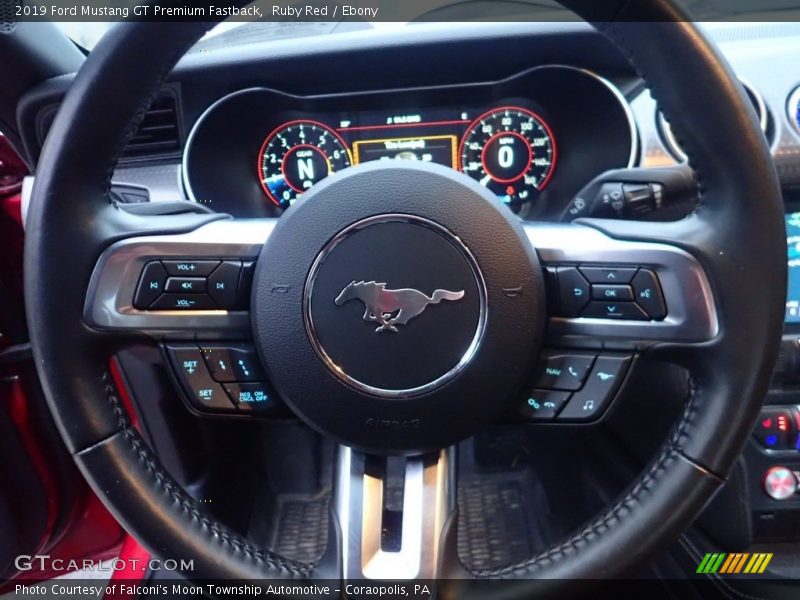 Ruby Red / Ebony 2019 Ford Mustang GT Premium Fastback