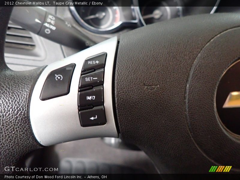 Taupe Gray Metallic / Ebony 2012 Chevrolet Malibu LT