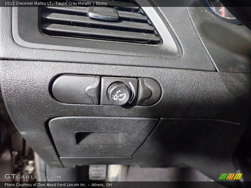 Taupe Gray Metallic / Ebony 2012 Chevrolet Malibu LT