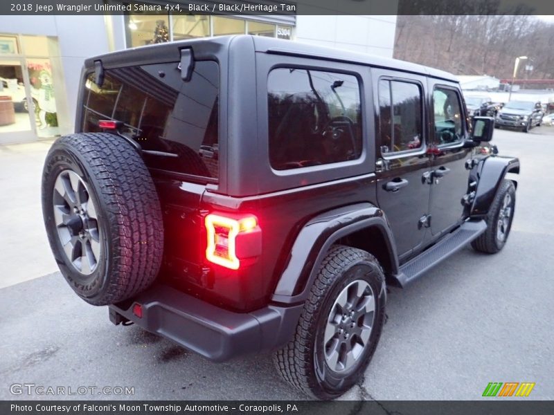 Black / Black/Heritage Tan 2018 Jeep Wrangler Unlimited Sahara 4x4