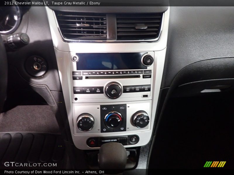 Taupe Gray Metallic / Ebony 2012 Chevrolet Malibu LT