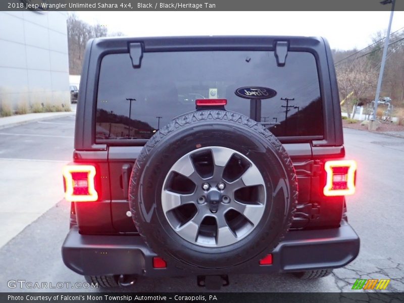 Black / Black/Heritage Tan 2018 Jeep Wrangler Unlimited Sahara 4x4