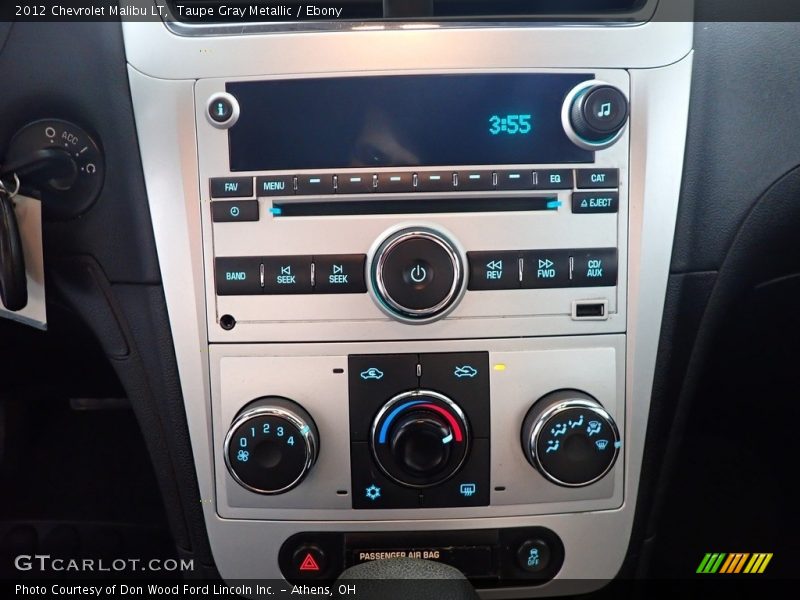Taupe Gray Metallic / Ebony 2012 Chevrolet Malibu LT