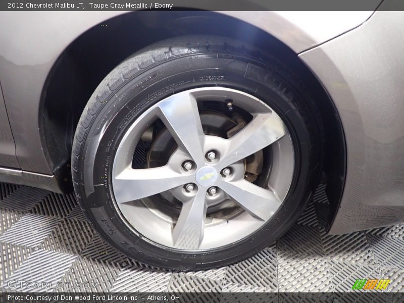 Taupe Gray Metallic / Ebony 2012 Chevrolet Malibu LT
