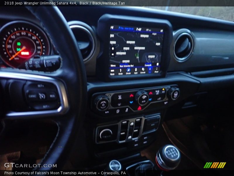 Black / Black/Heritage Tan 2018 Jeep Wrangler Unlimited Sahara 4x4