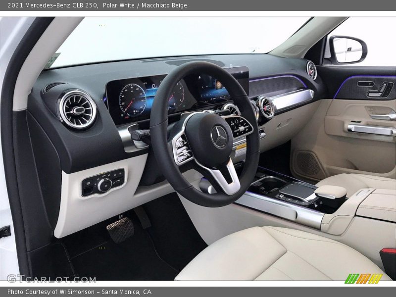 Polar White / Macchiato Beige 2021 Mercedes-Benz GLB 250