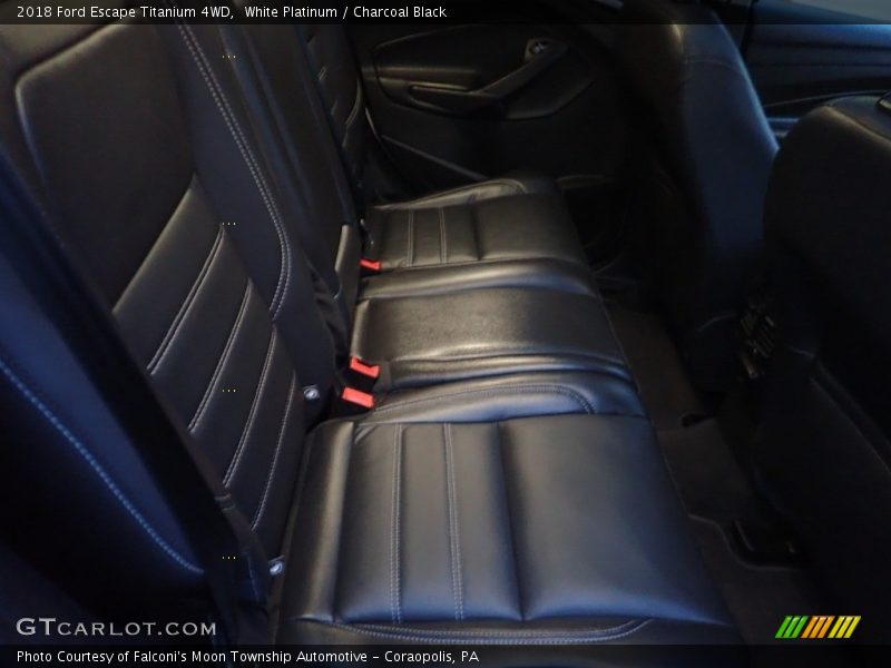 White Platinum / Charcoal Black 2018 Ford Escape Titanium 4WD