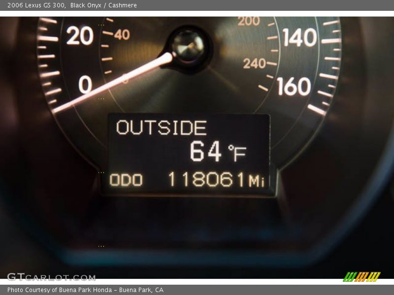 Black Onyx / Cashmere 2006 Lexus GS 300