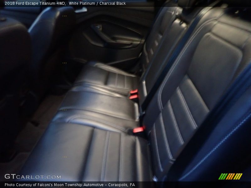 White Platinum / Charcoal Black 2018 Ford Escape Titanium 4WD