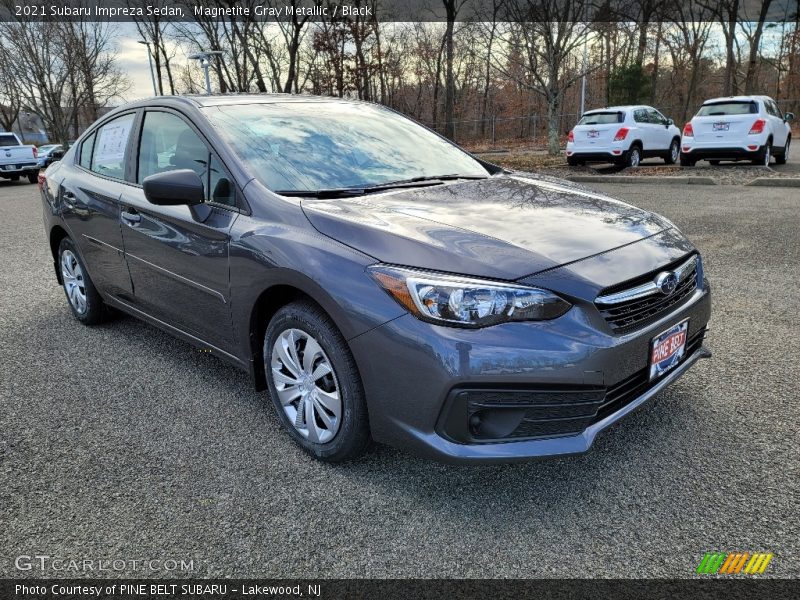 Magnetite Gray Metallic / Black 2021 Subaru Impreza Sedan