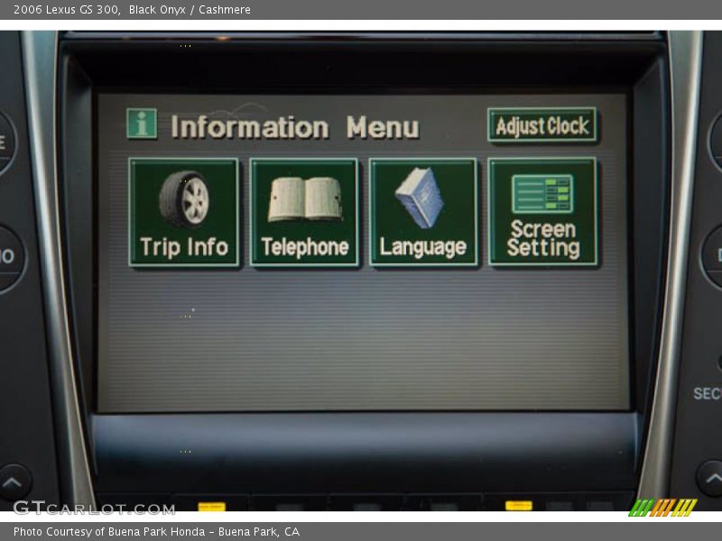 Black Onyx / Cashmere 2006 Lexus GS 300