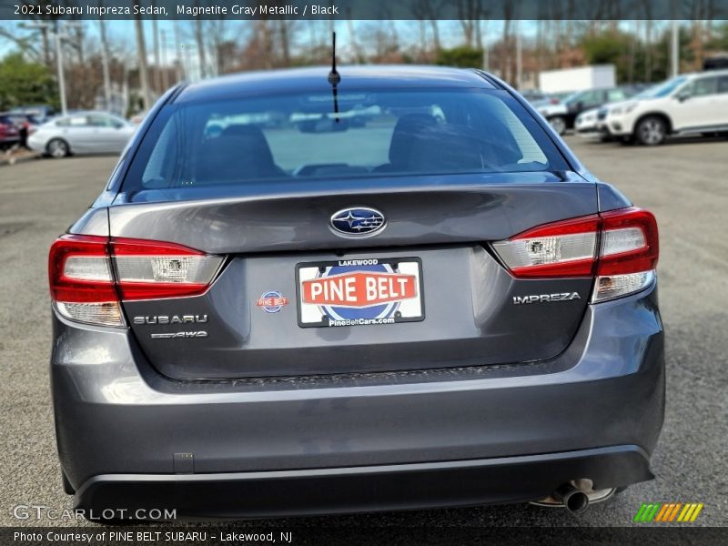 Magnetite Gray Metallic / Black 2021 Subaru Impreza Sedan