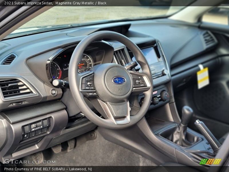 Magnetite Gray Metallic / Black 2021 Subaru Impreza Sedan